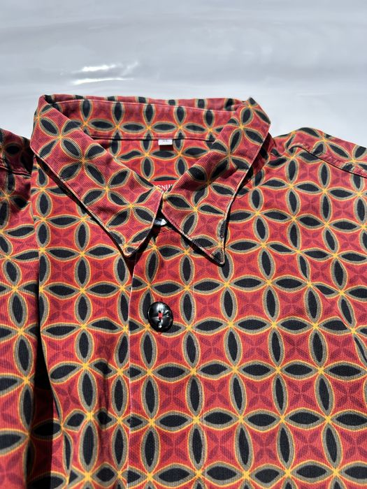 Camasa cu maneca scurta de festival design abstract marime XL