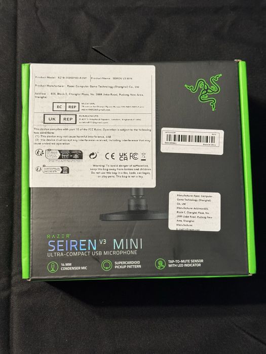 Razer Serien V3 Mini микрофон