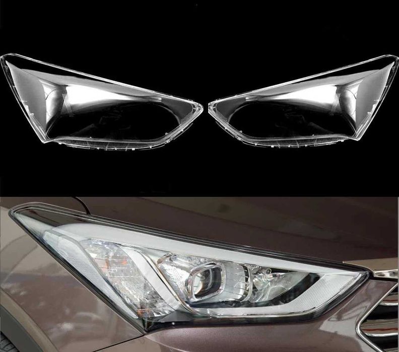 Капаци фарове Hyundai Santafe (17-19) фар хюндай сантафе комплект
