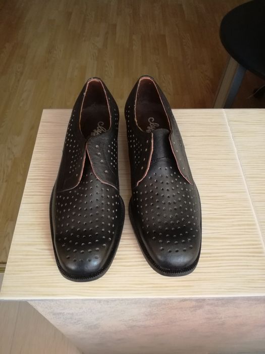 Pantofi piele Clujana militari noi