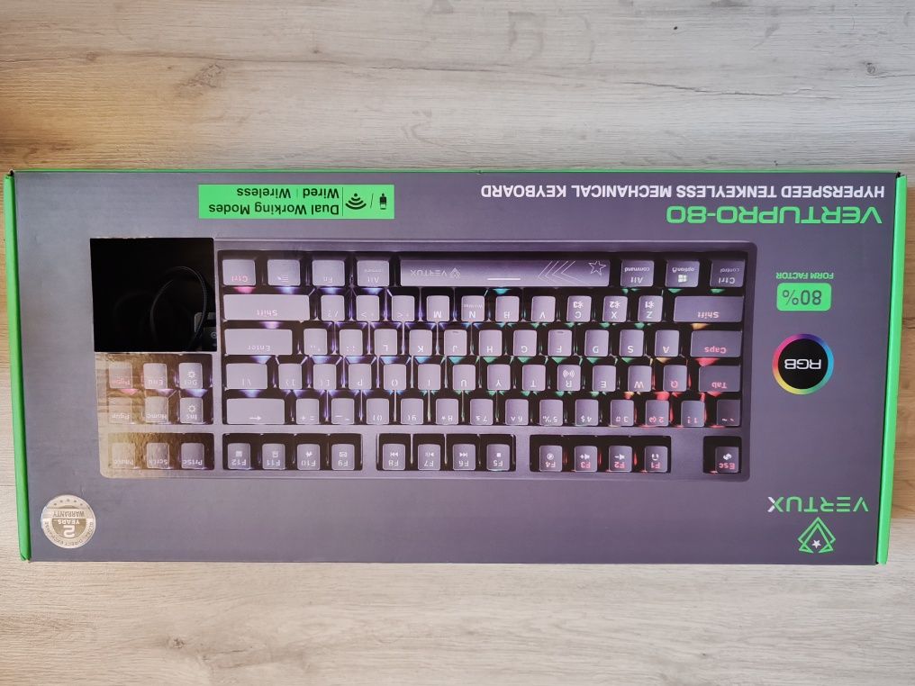Tastatura Mecanica Vertux Vertupro-80