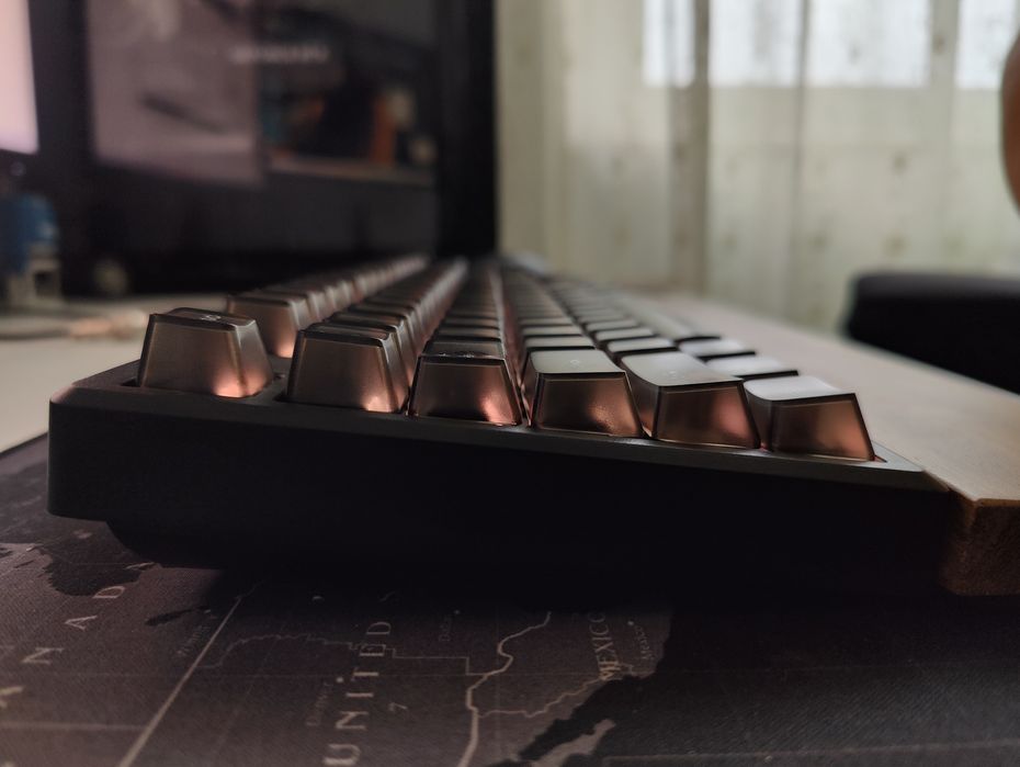 Keycaps semi-transparente trăsătură mecanică