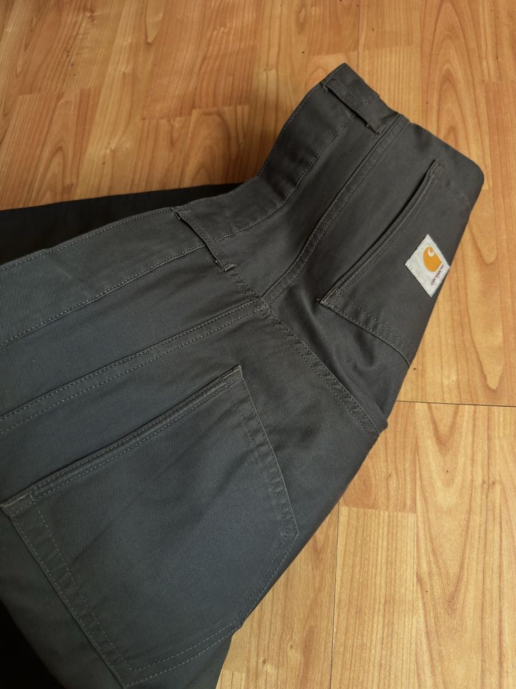 Pantaloni pants joggers trousers Carhartt Klondike grey cotton