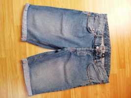 Pantaloni scurti jeans blugi H&M barbati marime 34 slim fit