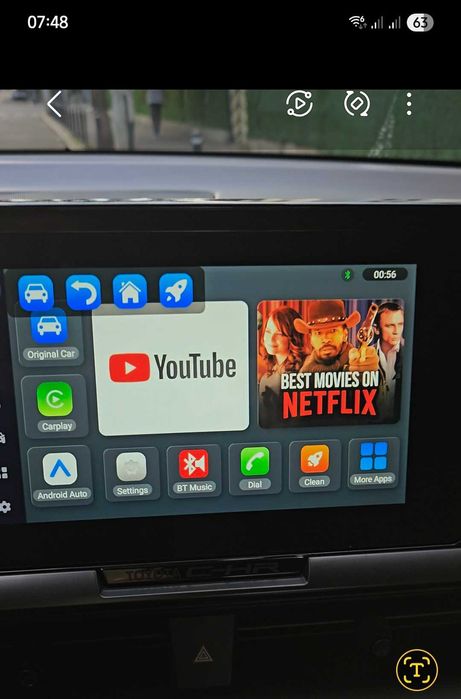 Card Play / Android Auto Ai Box /WiFi /4GB+64GB /Youtube,Digi,Netflix