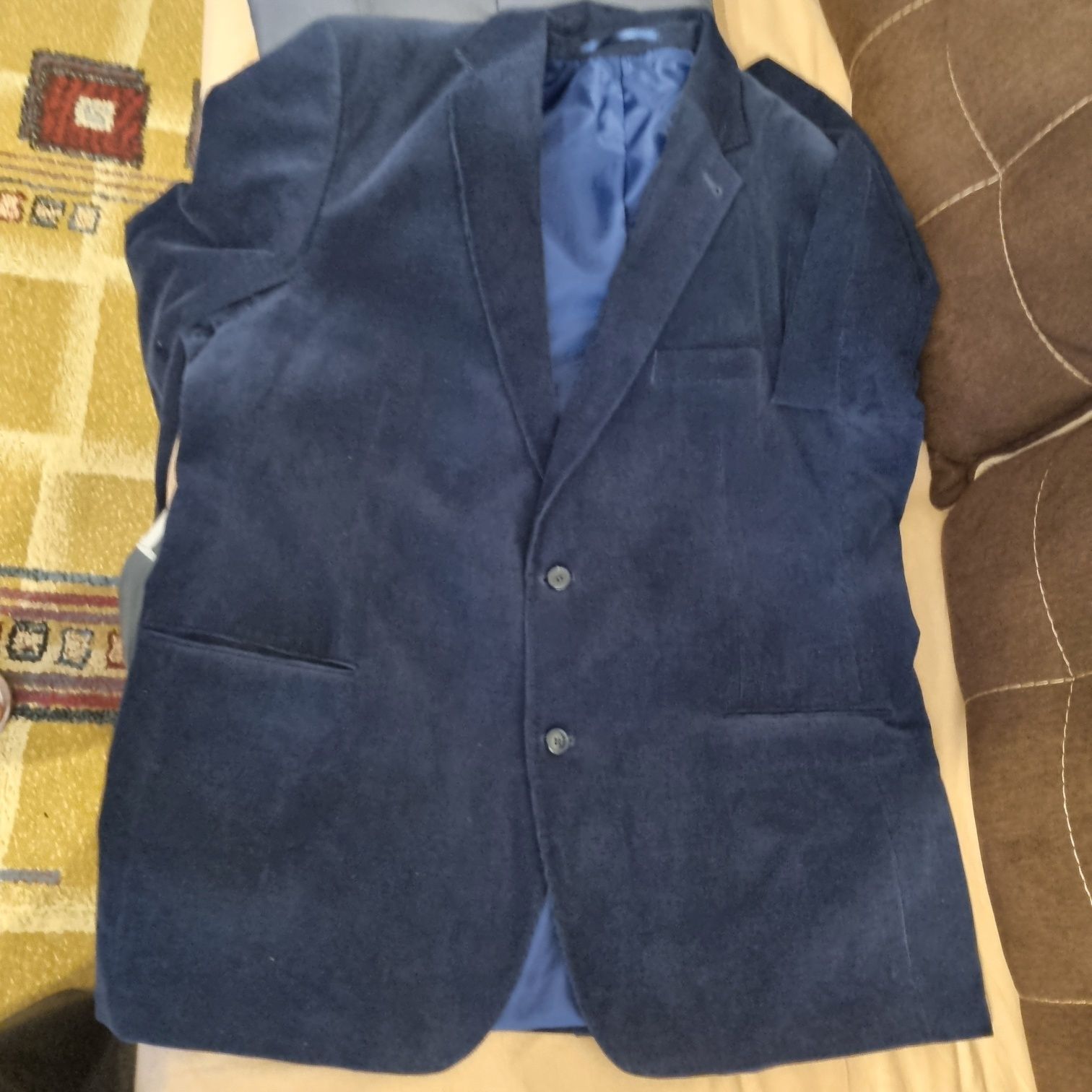 Sacou reiat bleumarin barbat