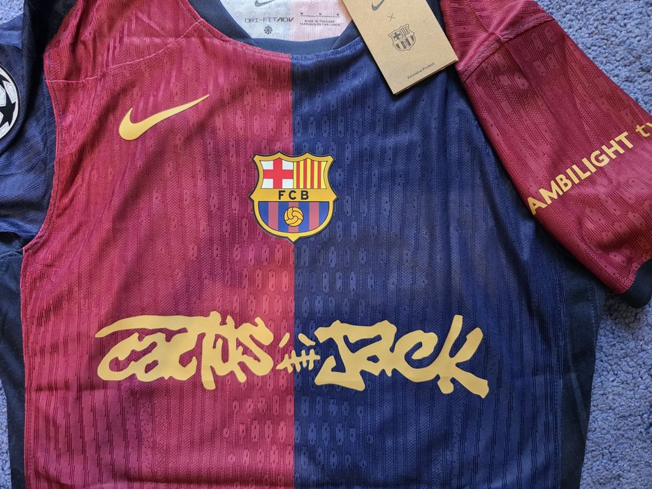 Tricou Barcelona Lamine Yamal Travis Scott player version