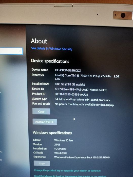 Laptop MSi PL62 7RC Prestige