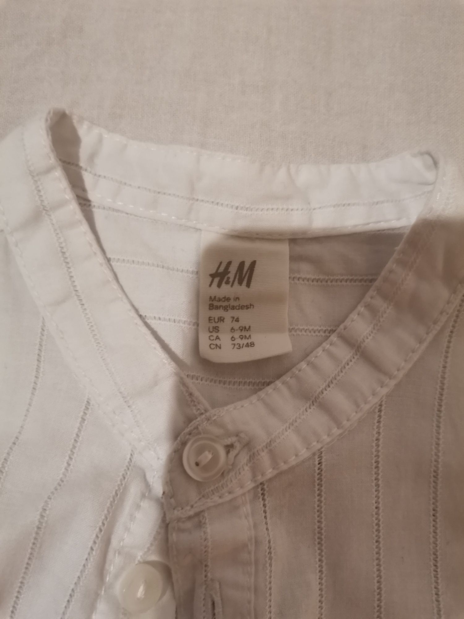 Lot 2 camasi H&M 74, 6-9 luni