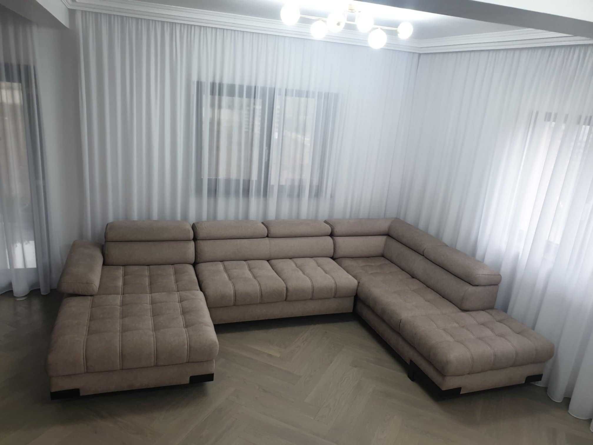 Canapea / Coltar extensibil NOU bej / cream