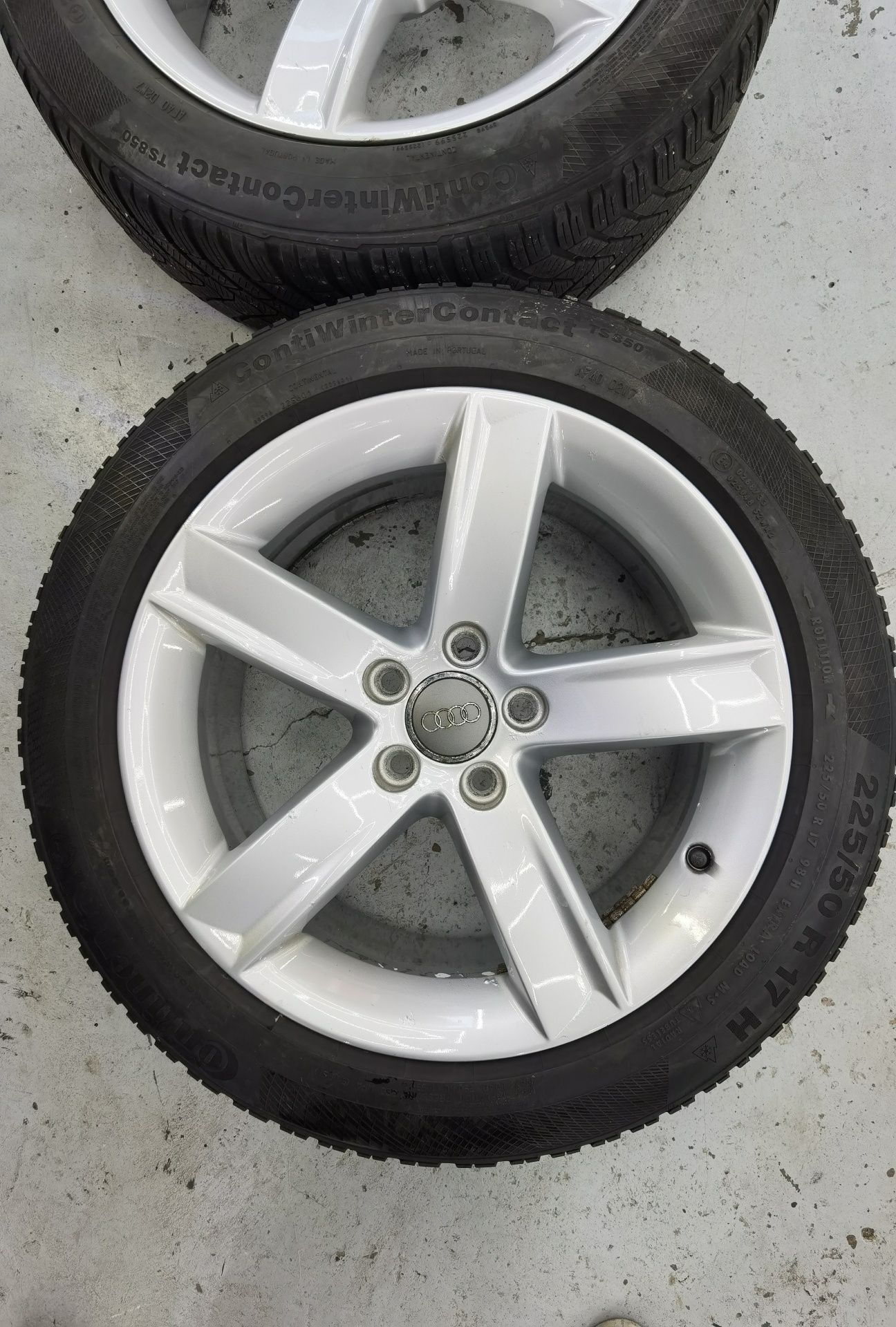 Jante Audi 17 5x112 225/50/17 cauciucuri M+S