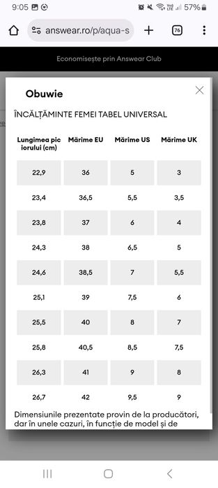 Papuci dama Aquaspeed