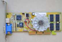 Leadtek WinFast 2MX Nvidia Geforce 2MX 32Mb 128bit TV-Out AGP Testat