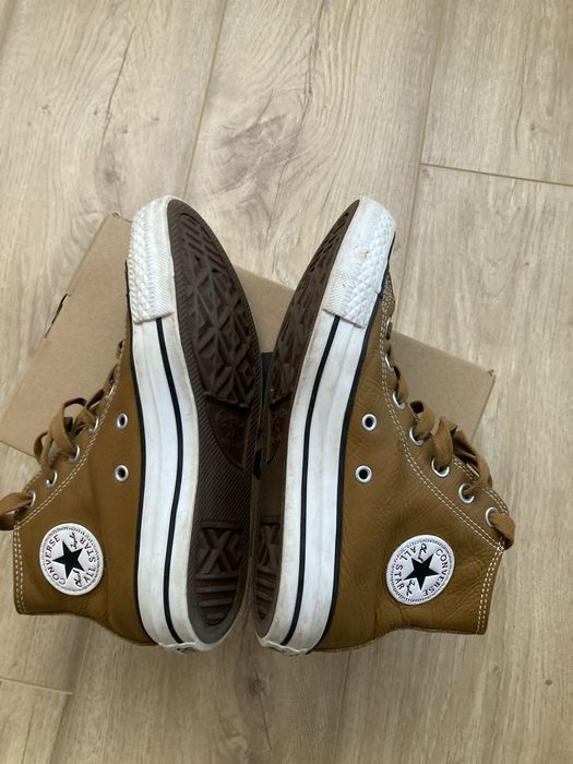 Детски кожени кецове Converse