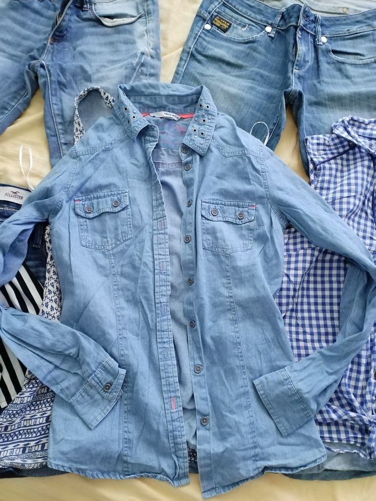 Нови дънки  mom, къси панталони hm и sinsay,denim Co,zara, g star