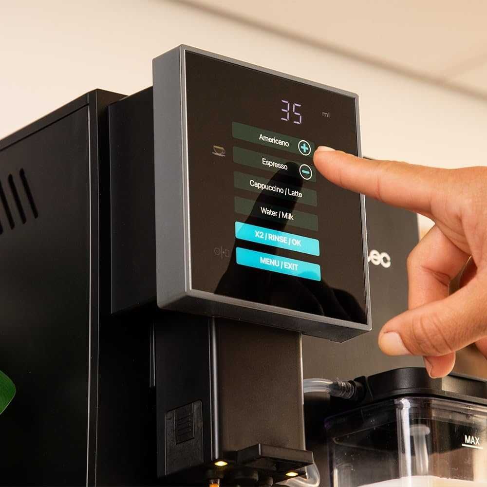 Кафеавтомат Cecotec Cremmaet Compactccino (Черно Сребро) 1350W