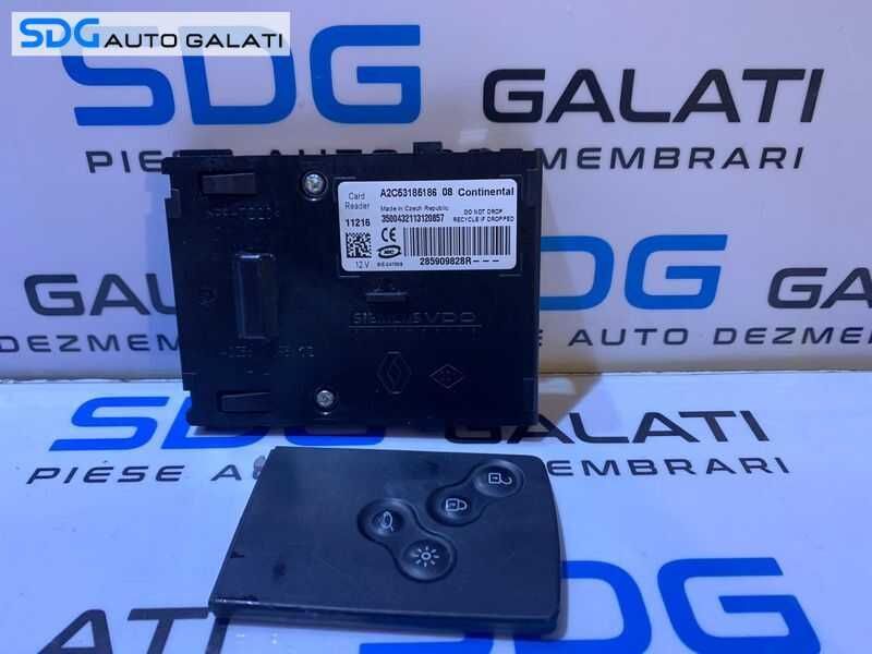 Cititor Cartela Pornire Contact cu Cheie Renault Megane 3 2008 - 2016 Cod 285909828R A2C53185186