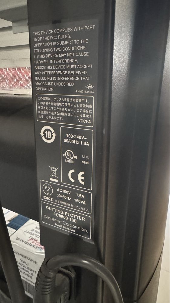 Режущий плоттер Graphtec FC8600 ширина 160см