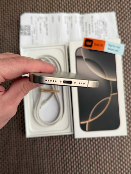 НОВ!/*ЛИЗИНГ*/ iPhone 16 Pro 128Gb Natural Titanium 24М гаранция
