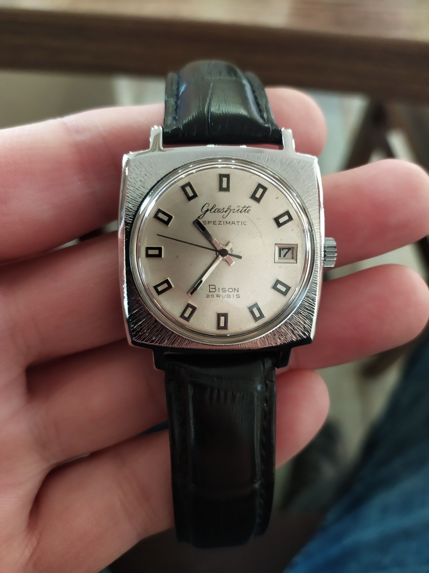 Gub Glashutte Bizon automatic, като нов!