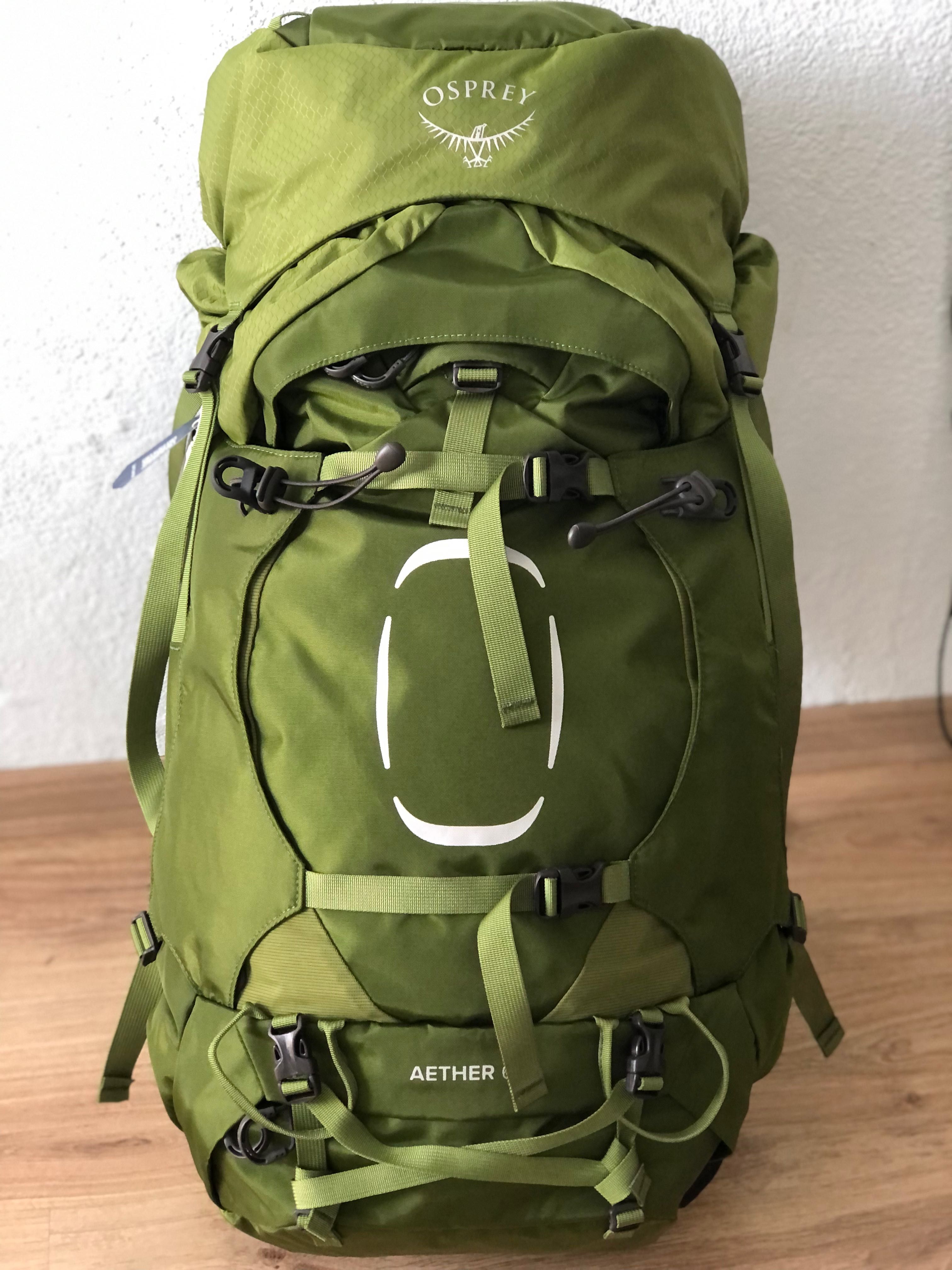 Нова раница Osprey Aether 65
