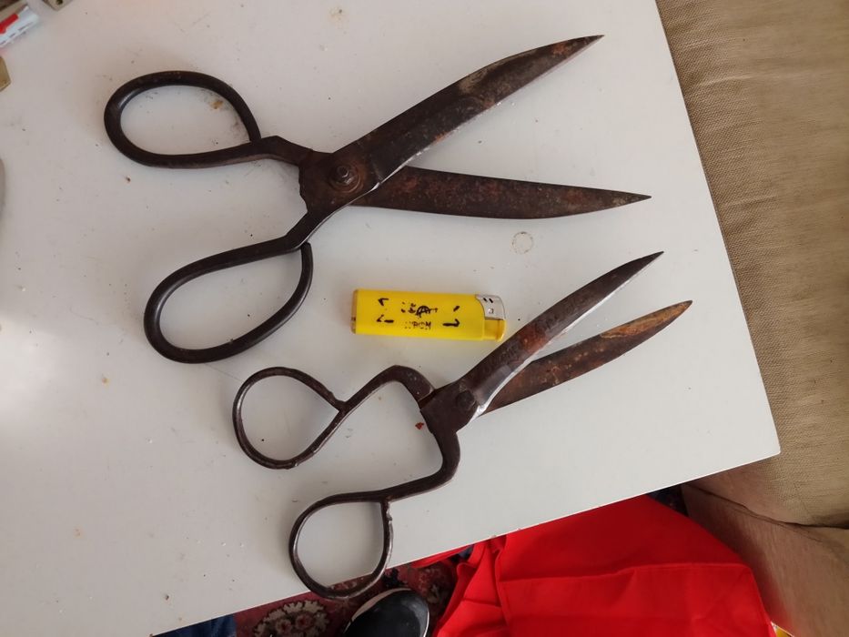 1882 Старинни ковани ножици