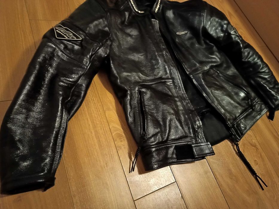 Geaca motociclist / moto, piele naturală, marca RK Sport, marime M