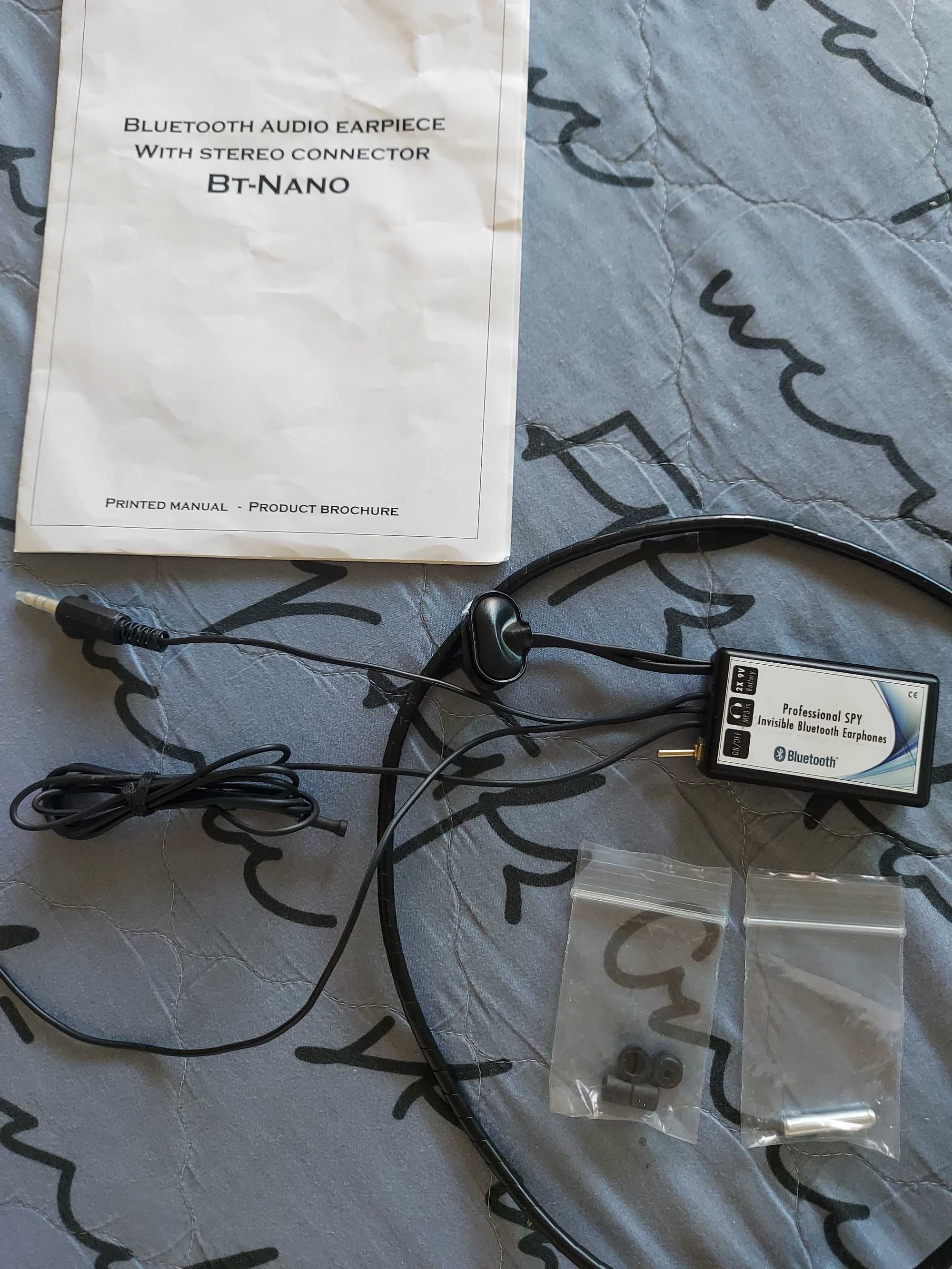 Скрити Bluetooth слушалки и микрофон