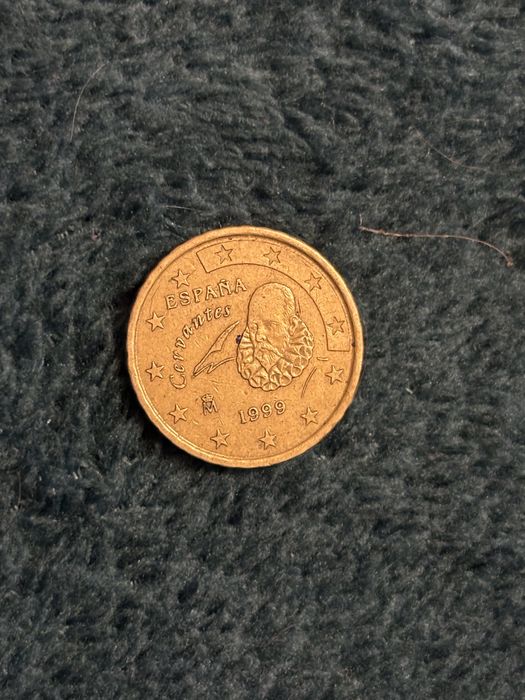 Рядка монета от 10 цента-1999