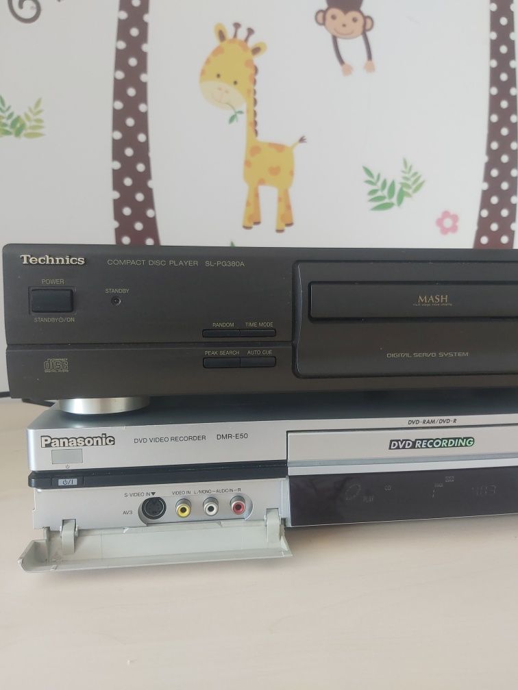 Player Technics Sl Pg380A și Dvd recording Panasonic DMR E50