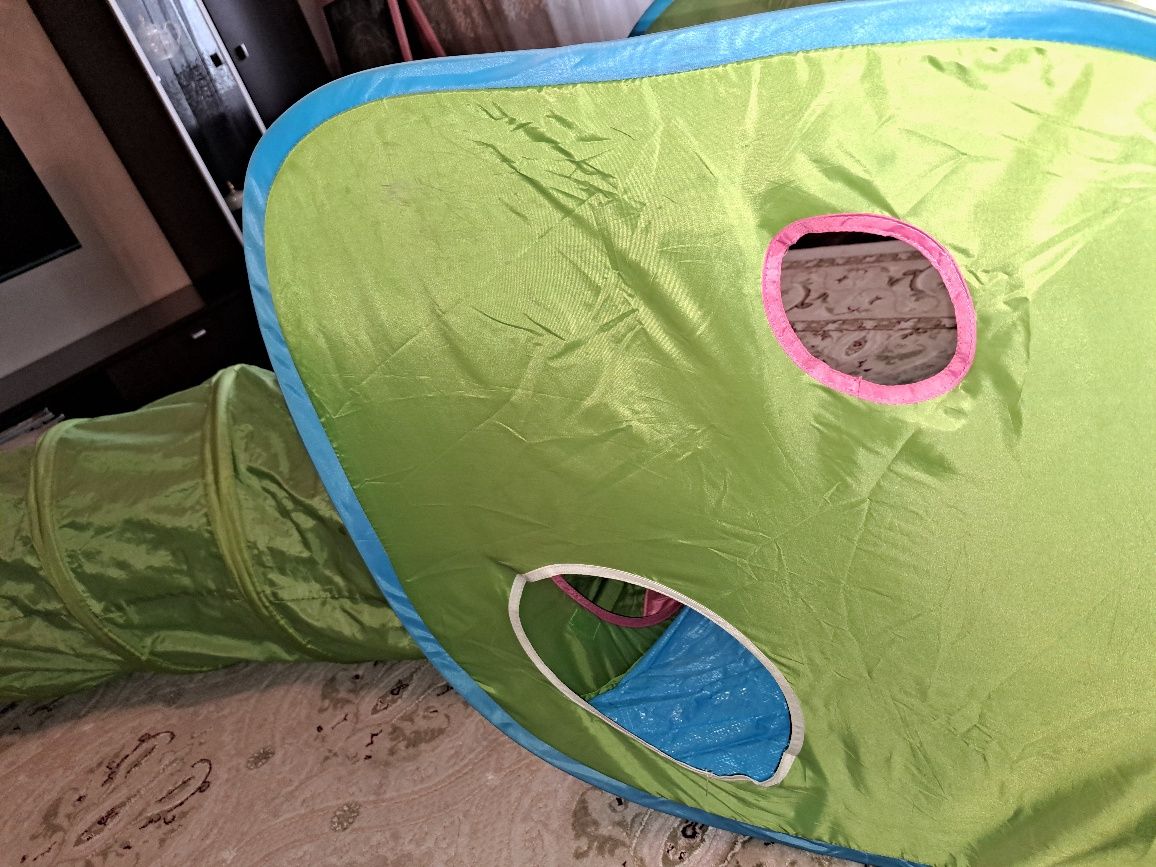 Игровая палатка-домик с туннелем.