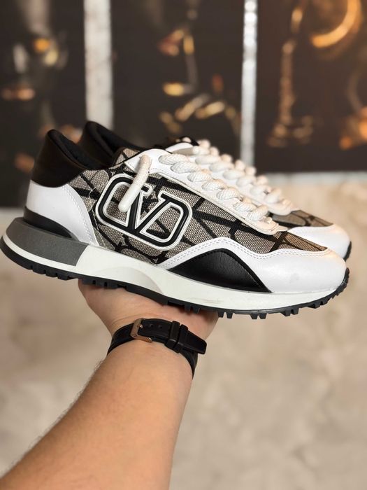 Adidasi Barbati Valentino True Act White & Grey!