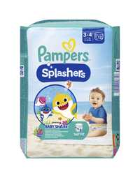 2 х пелени за плуване Pampers Splashers Baby Shark размер 3, 6-11 кг