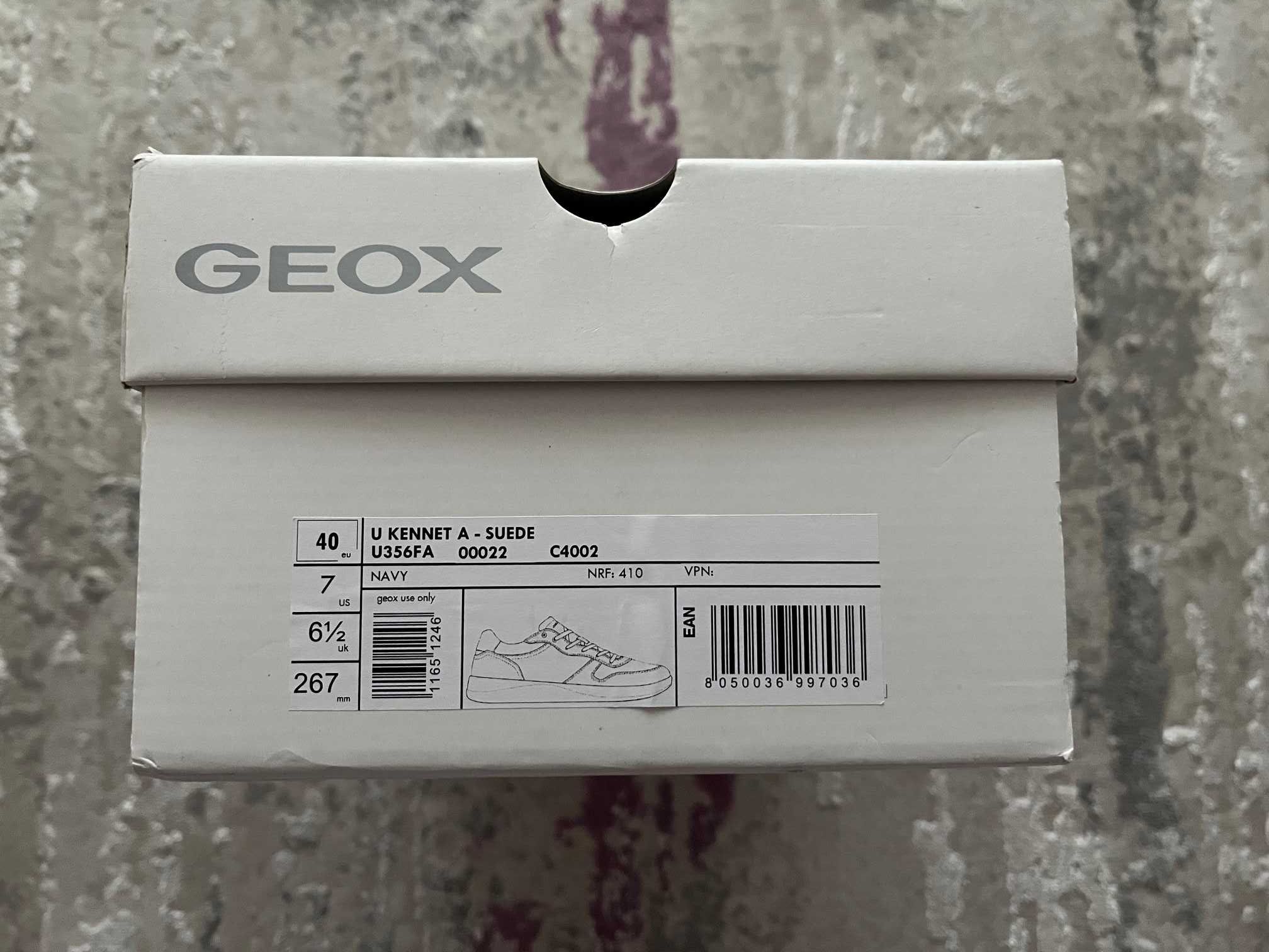 Geox sneakers din piele intoarsă U KENNET A