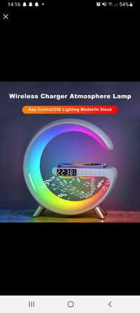 Lampa Bluetooth încărcare wireless pentru telefon