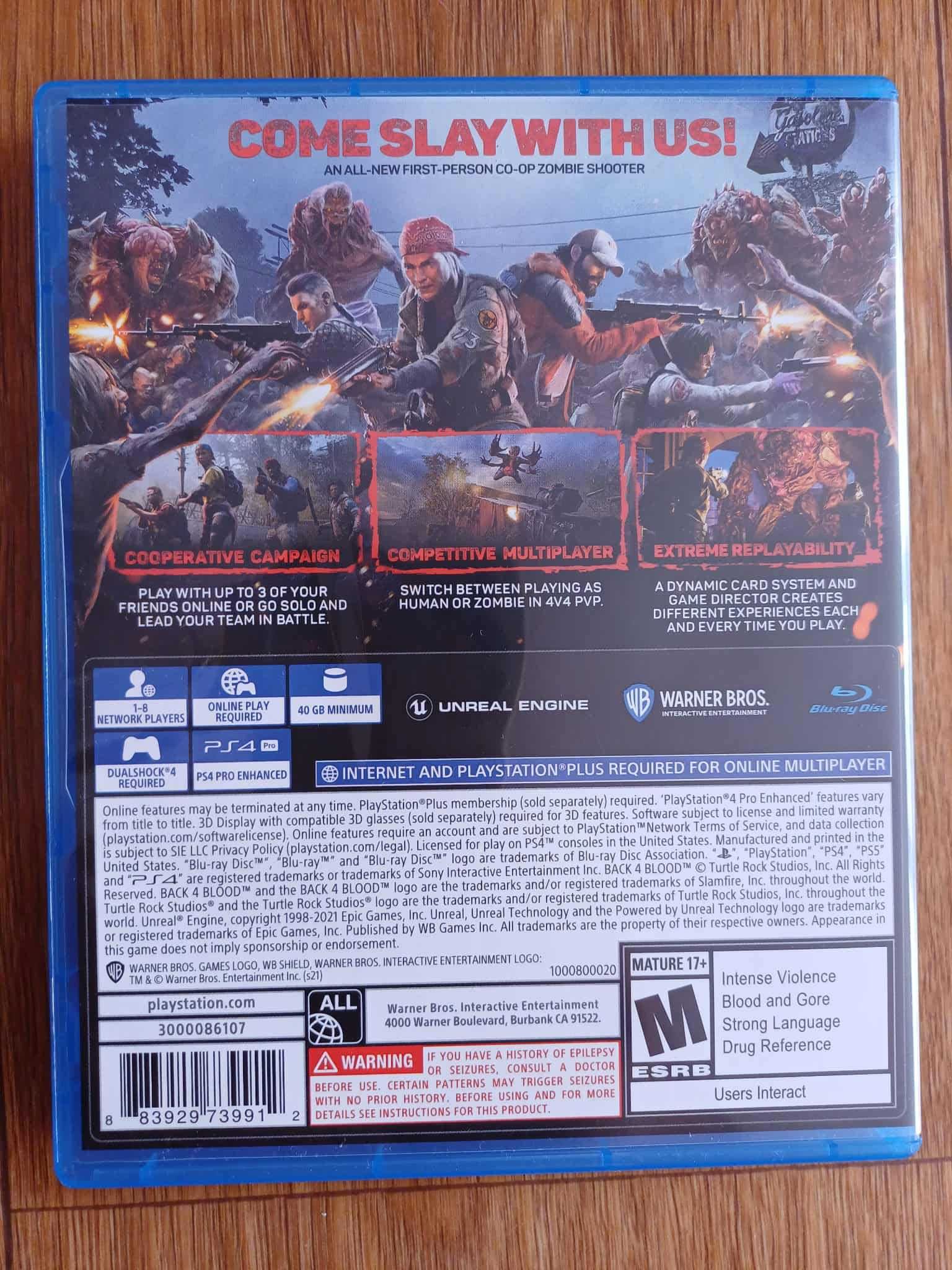 Back 4 Blood PS 4