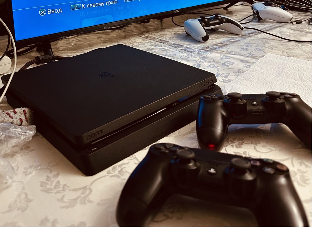 Ps 4 slim 1tb Fc 24 Gta 5 Mk 11 Ufs 4 пс 4 плейстейшен 4 слим