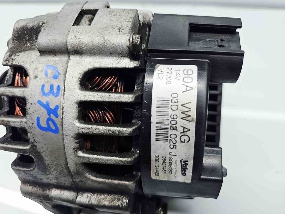 Alternator  Volkswagen Polo (9N) [Fabr 2001-2008] 03D903025J 1.2 Benz