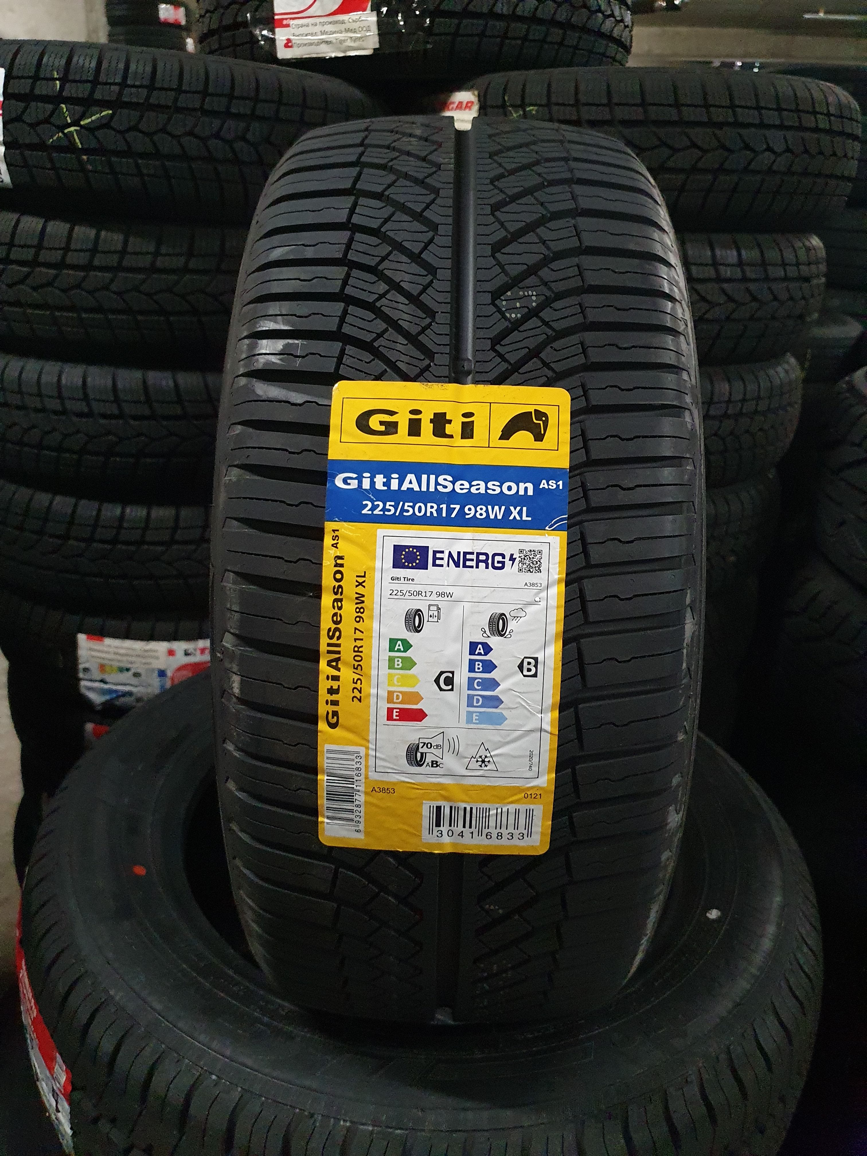 225/50r17 Giti All Season As1 98w Xl 0722