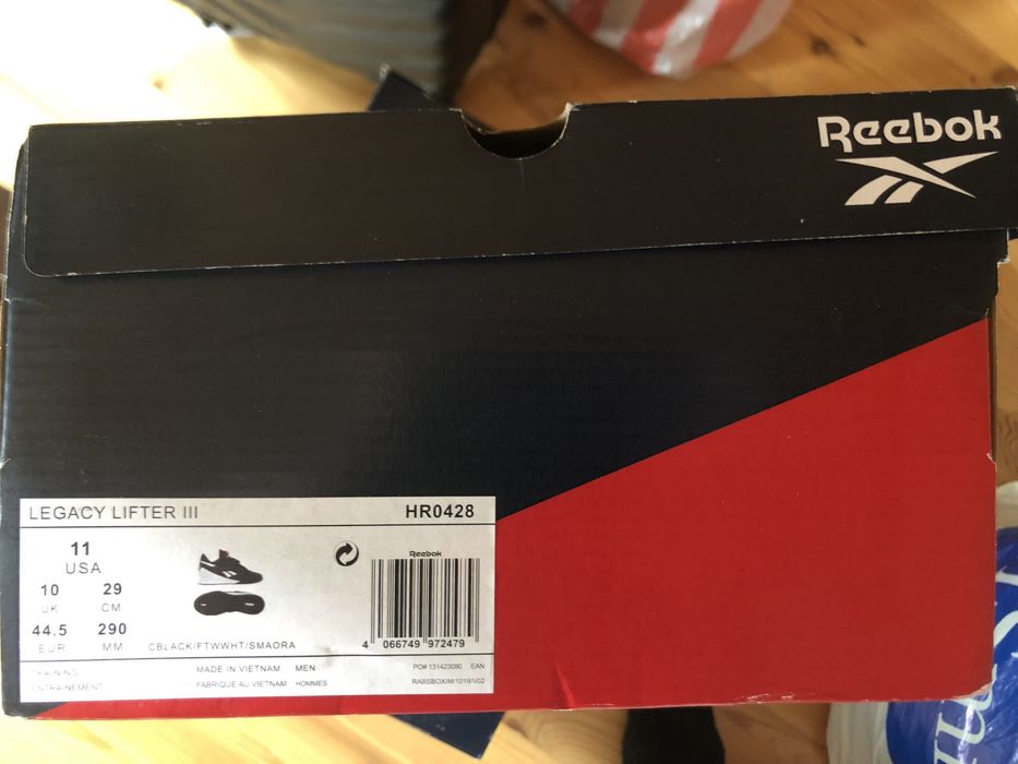 Продавам щангети Reebok Legacy Lifter III и Lifter PR III