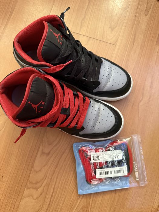 Nike Air Jordan 1 Black Gray Red