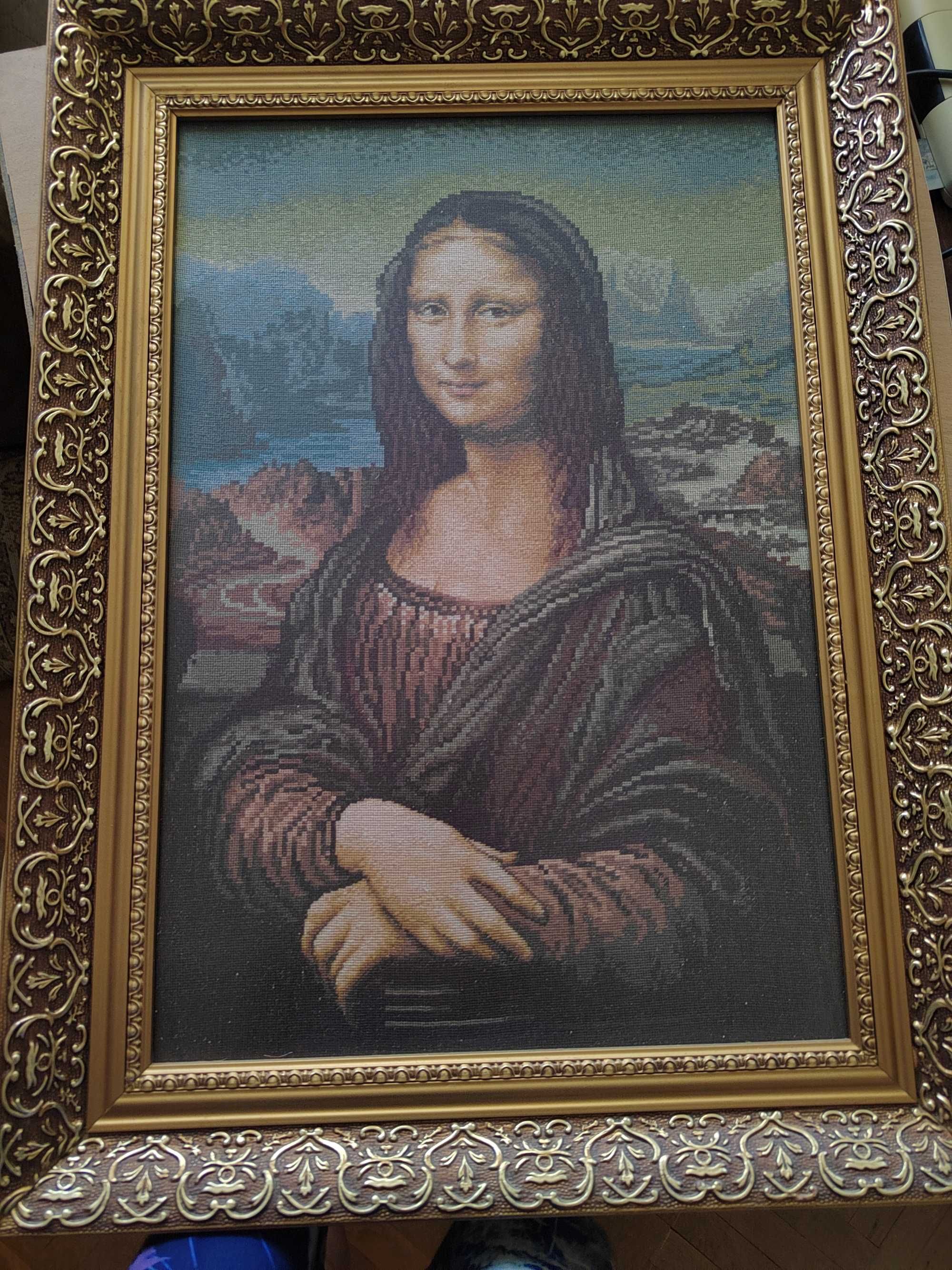 Гоблен Мона Лиза в рамка
