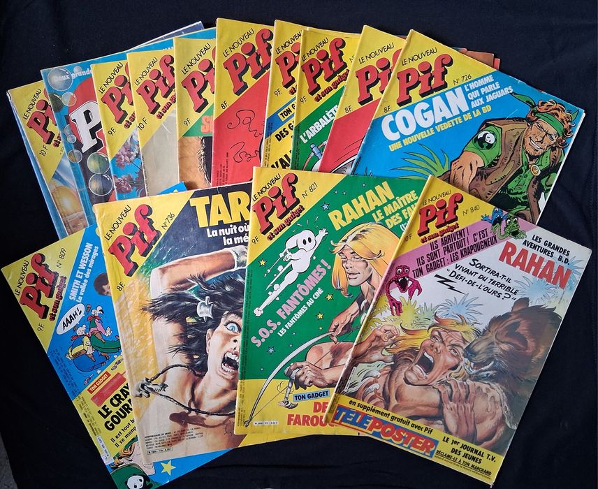 Колекция Стари Френски Списания  Pif Gadjet 20 Броя