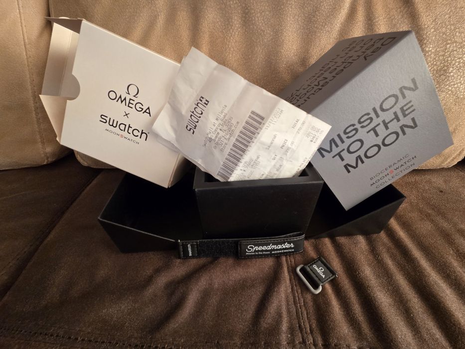 Оригинална каишка - Omega x Swatch Moon