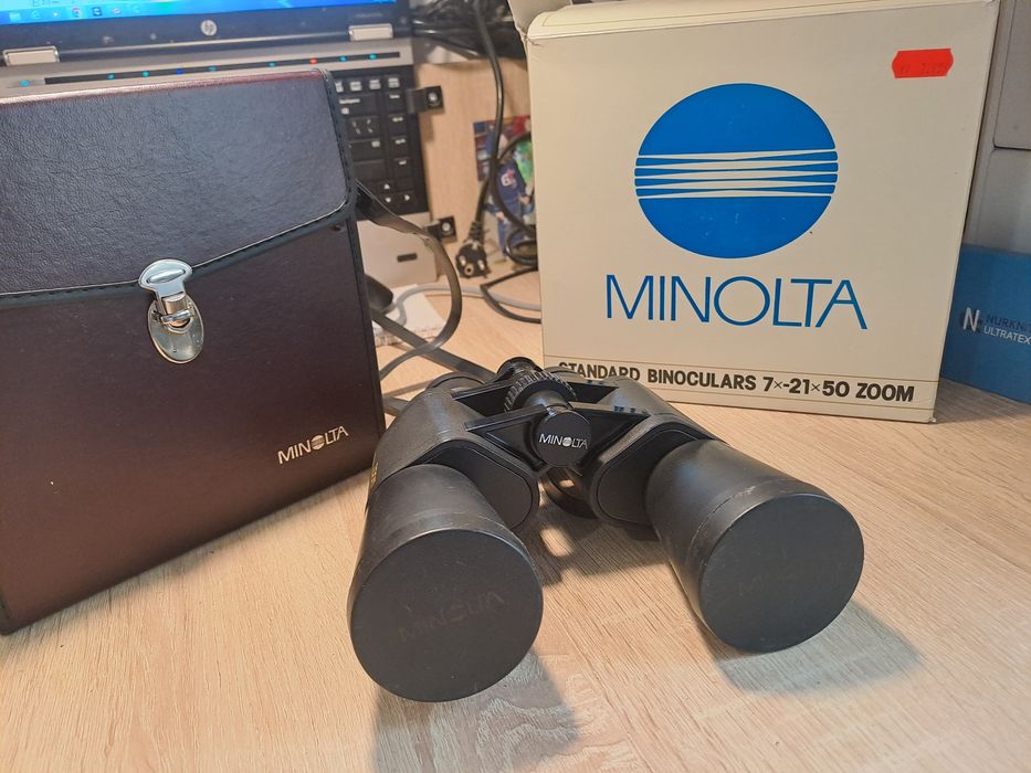 Бинокль Minolta zoom 7-21 x 50 Japan Япония оригинал