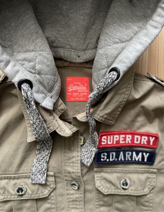 SUPERDRY S.D.ARMY / мъжка дънкова риза/тип яке М