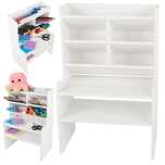 Organizator de birou cu rafturi si etajera pentru accesorii 42x28x17cm