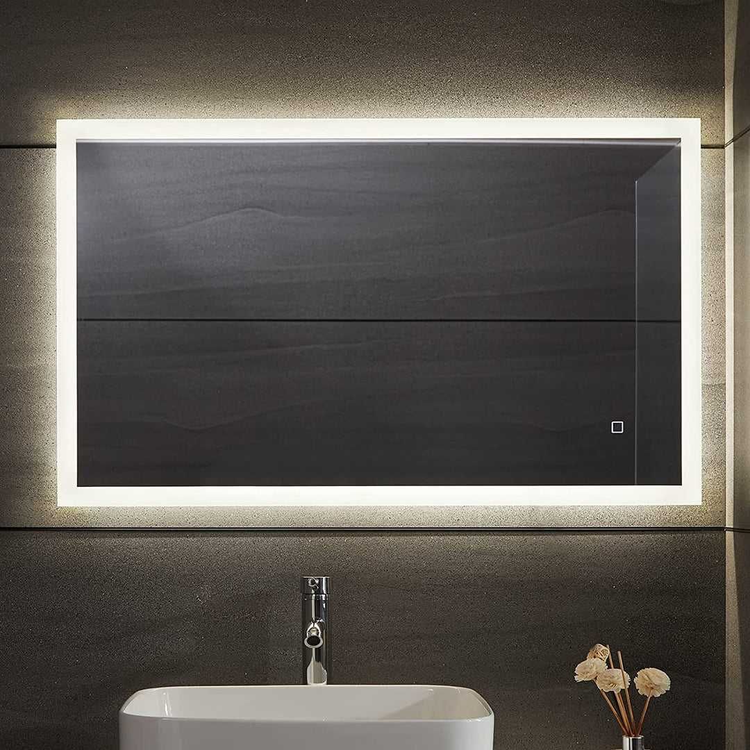 *Oglinda baie LED si touch cu functie dezaburire, 50X70