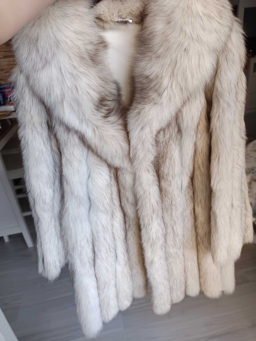 Haina de blana naturala - vulpe polara