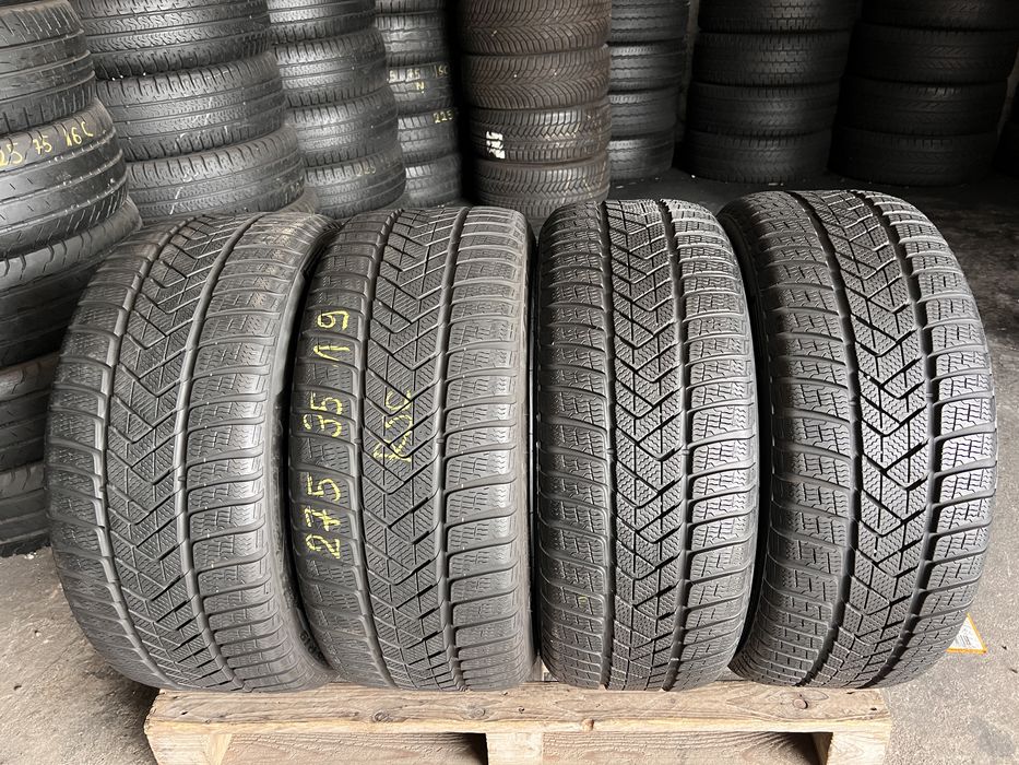 4 anvelope iarna 275/35/19 + 245/40/19 , Pirelli , RunFlat , 6-7 mm !